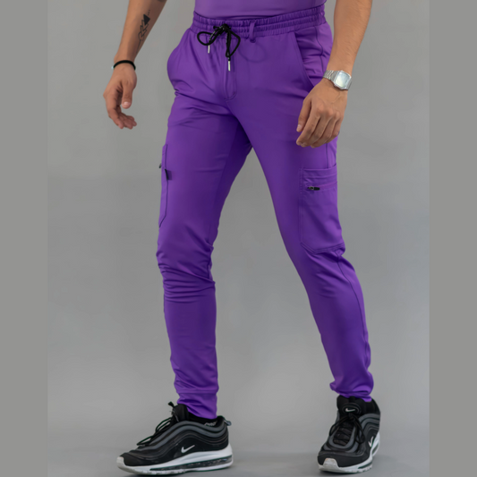 Jogger Super Stretch Hombre Morado, Scrubs 901