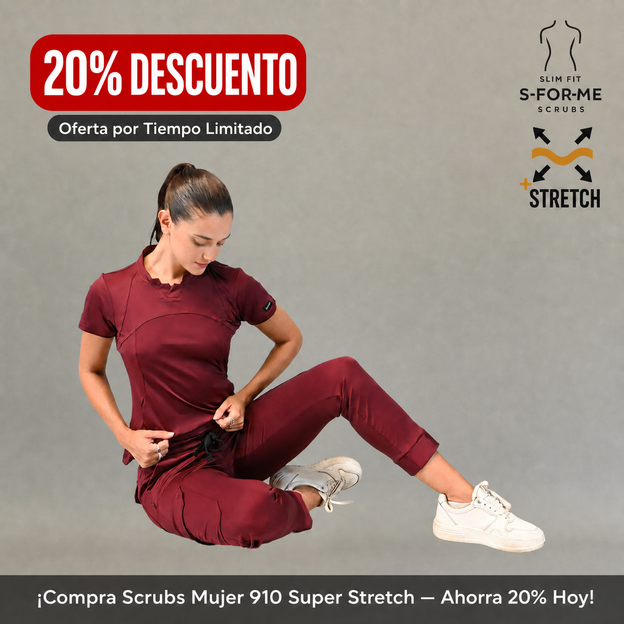 Scrubs Mujer 910 Super Stretch - 20% Descuento