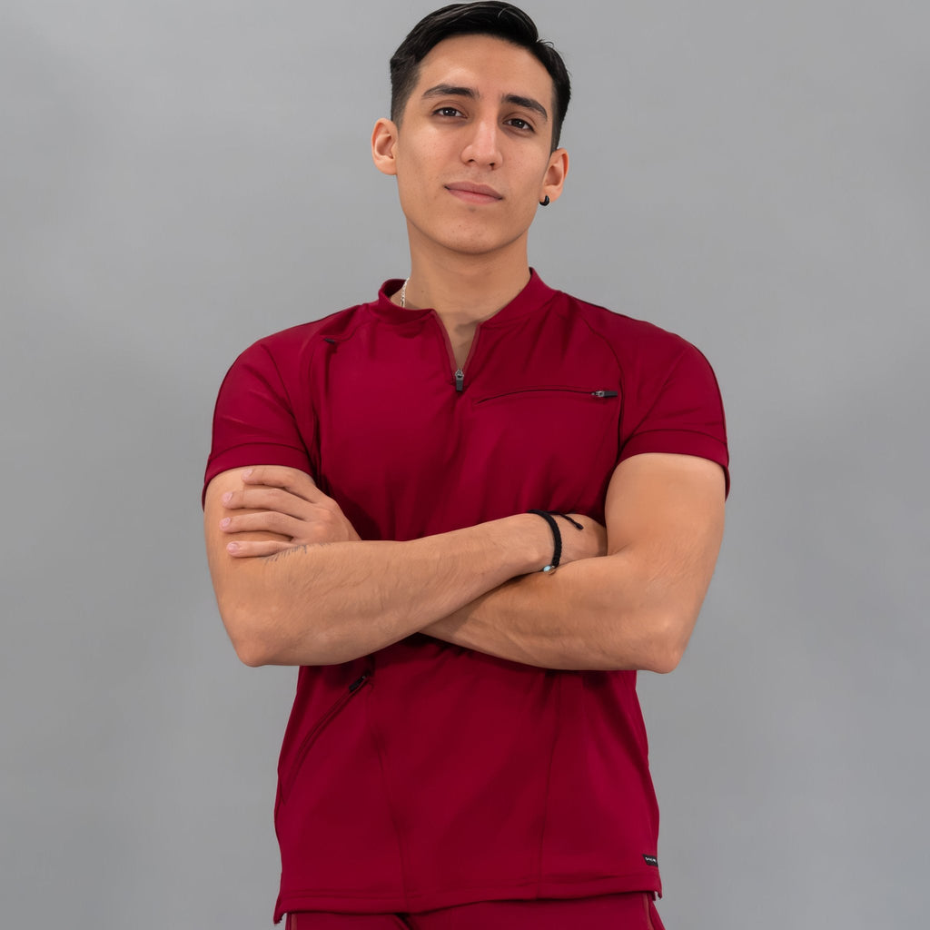 Filipina Médica 920 Burdeos Super Stretch para Hombre