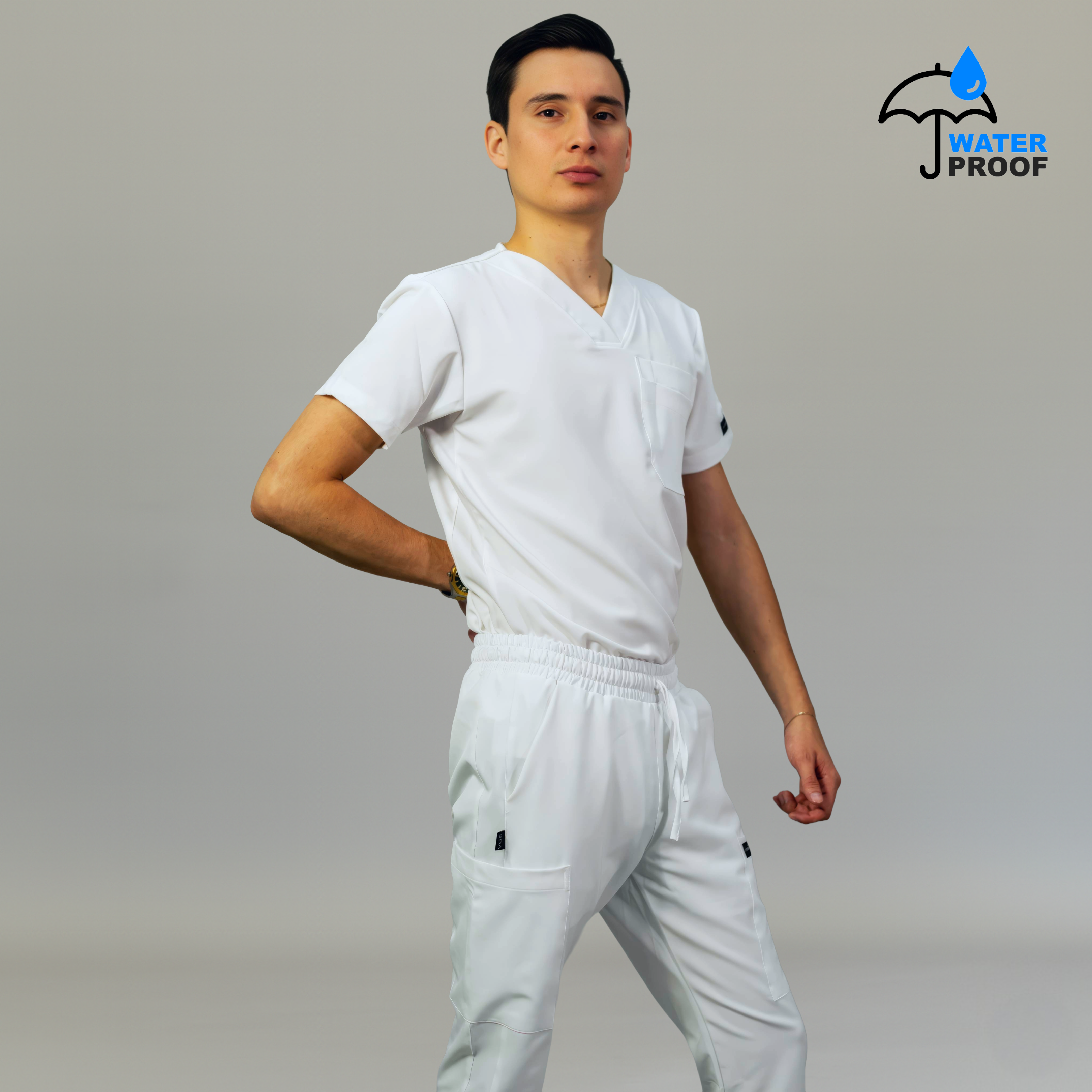 pijama quirurgica blanca