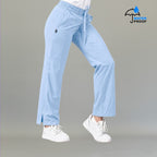 Pantalón 502 Quirúrgico Mujer Azul Plumbago Antifluido Relaxed