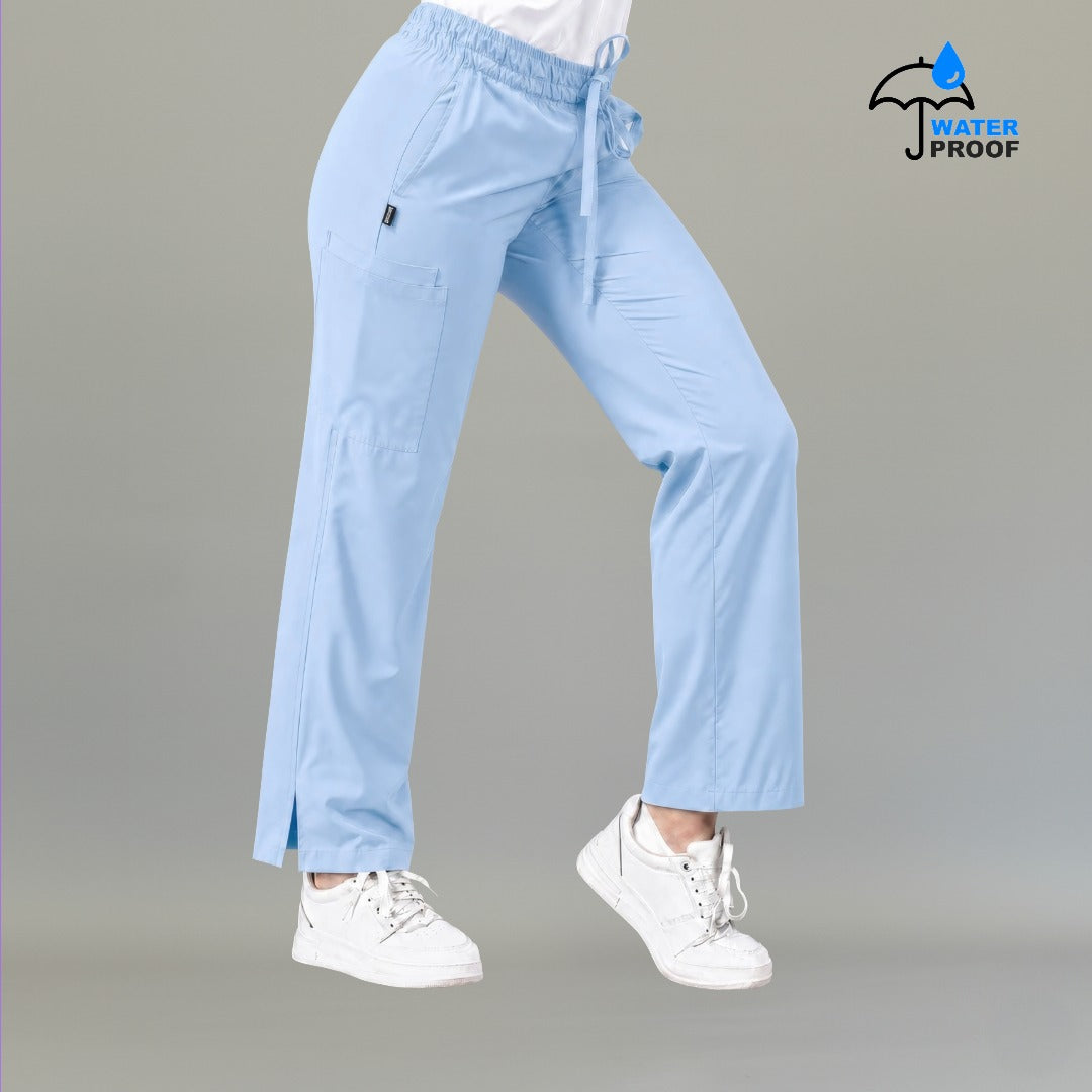 Pantalón 502 Quirúrgico Mujer Azul Plumbago Antifluido Relaxed
