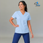 Filipina 502 Quirúrgica Mujer Azul Plumbago Antifluido FW