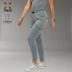 Jogger Quirúrgico Mujer Super Stretch Gris Jaspeado, Scrubs 905