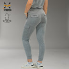 Jogger Quirúrgico Mujer Super Stretch Gris Jaspeado, Scrubs 905