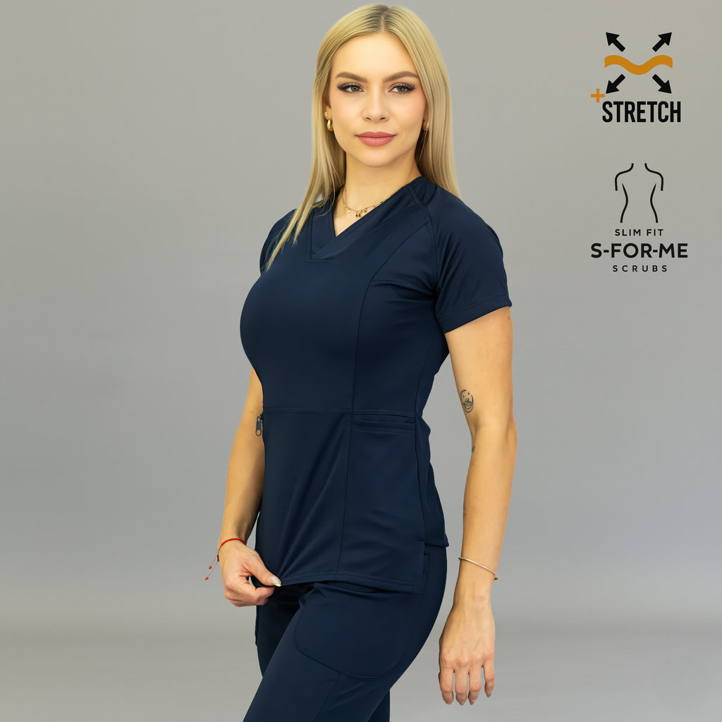 Filipina quirúrgica azul marino mujer Estilo 902 Super Stretch Sandel Medica