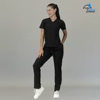 Filipina quirúrgica negra mujer Scrubs 515 look profesional completo