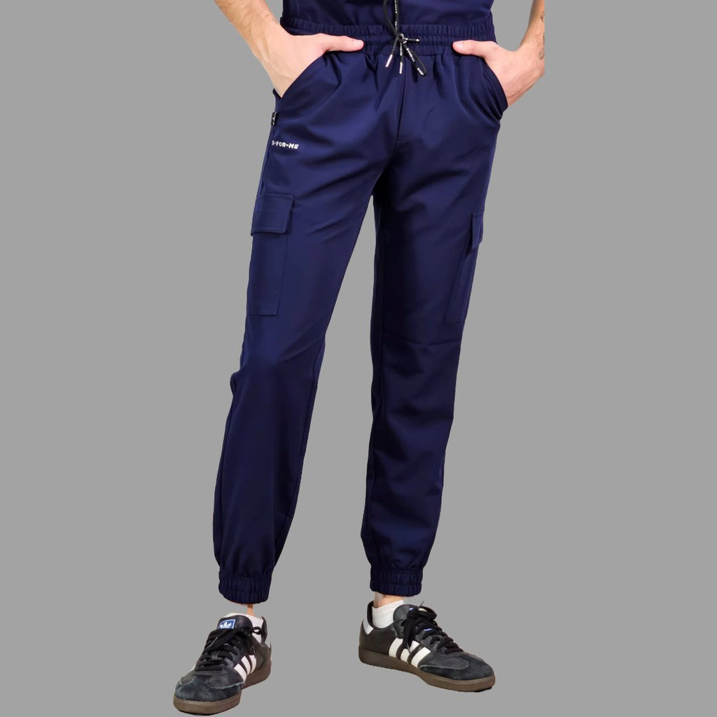 Jogger Antifluido Hombre 300 Azul Marino