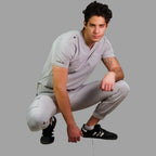 Jogger Quirurgico Antifluido Hombre Gris Perla, Scrubs 300