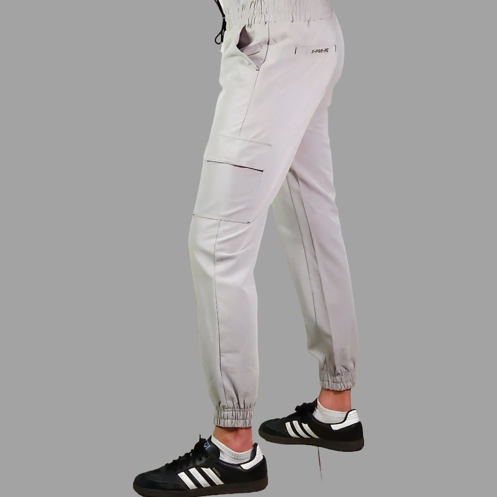 Jogger Quirurgico Antifluido Hombre Gris Perla, Scrubs 300