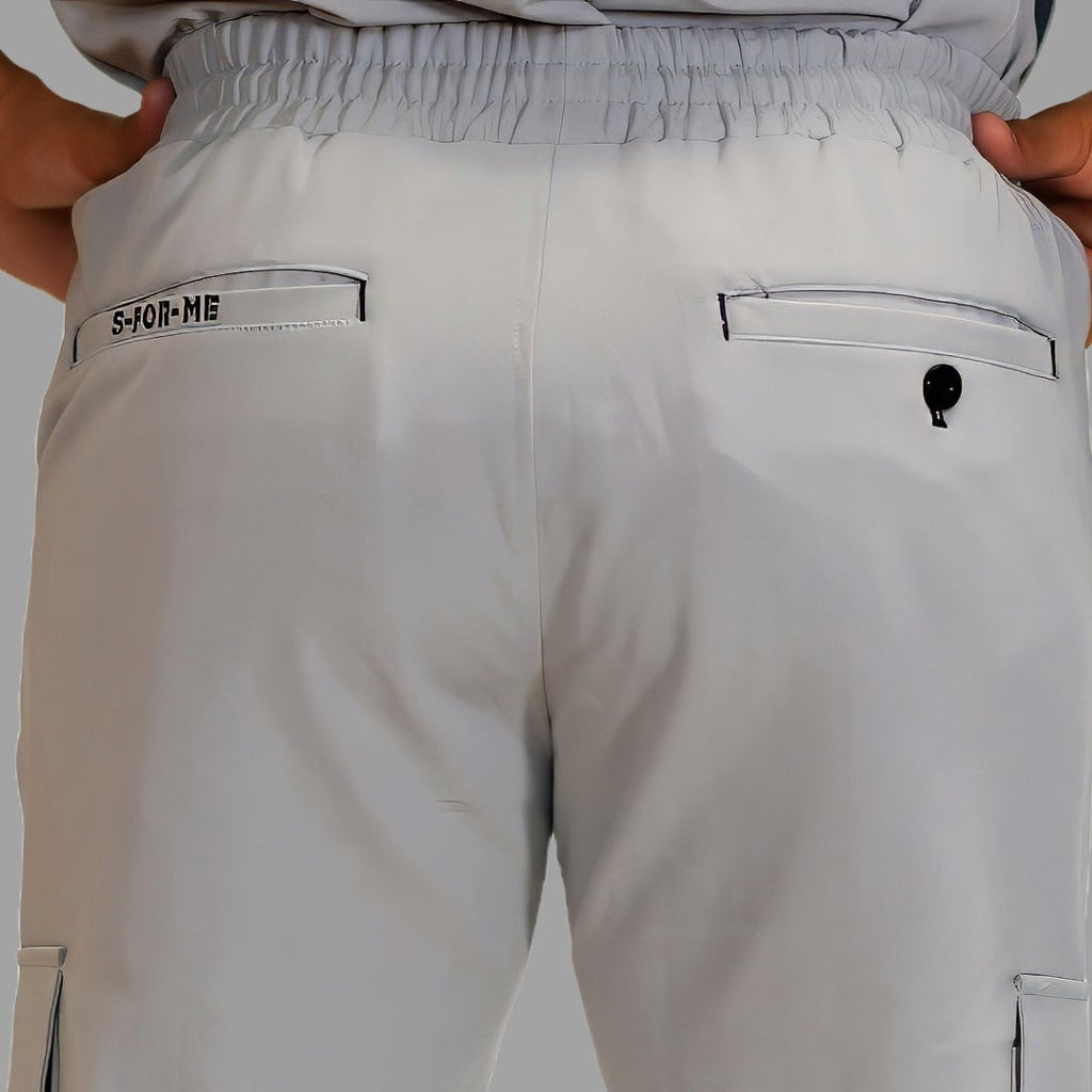 Pantalon Quirurgico Antifluido Hombre Gris Perla, Scrubs 300