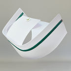 Cofia Blanca D'Princesa Mod 2000 Tela Enfermeria General Verde