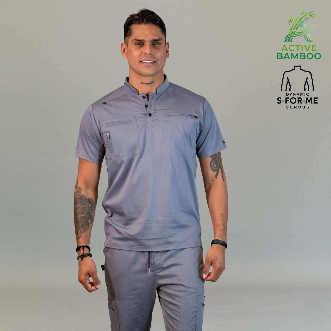 filipina bamboo hombre 511 gris vista frontal Sandel Medica