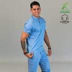 filipina bamboo hombre 511 plumbago cuello en V Sandel Medica
