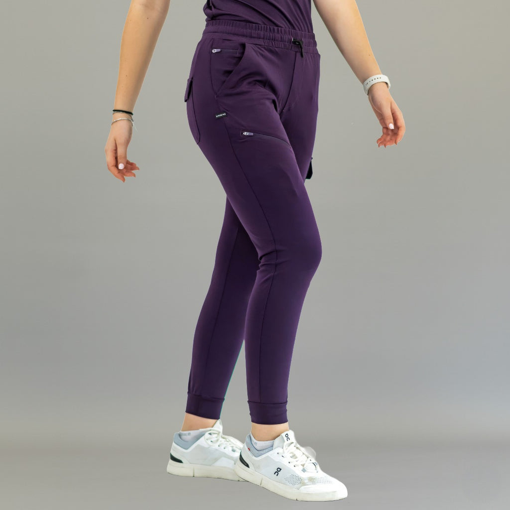Jogger Quirúrgico Mujer Super Stretch Uva, Scrubs 905
