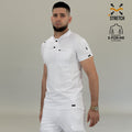 Filipina quirúrgica blanca hombre Scrubs 901 Super Stretch vista tres cuartos