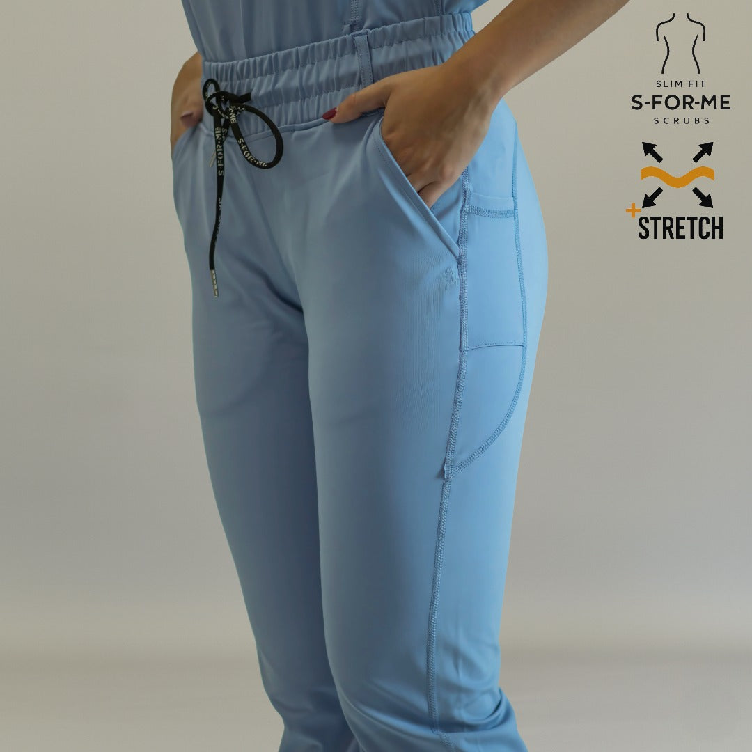 Pantalón 915 plumbago acampanado - scrubs mujer para hospitales México
