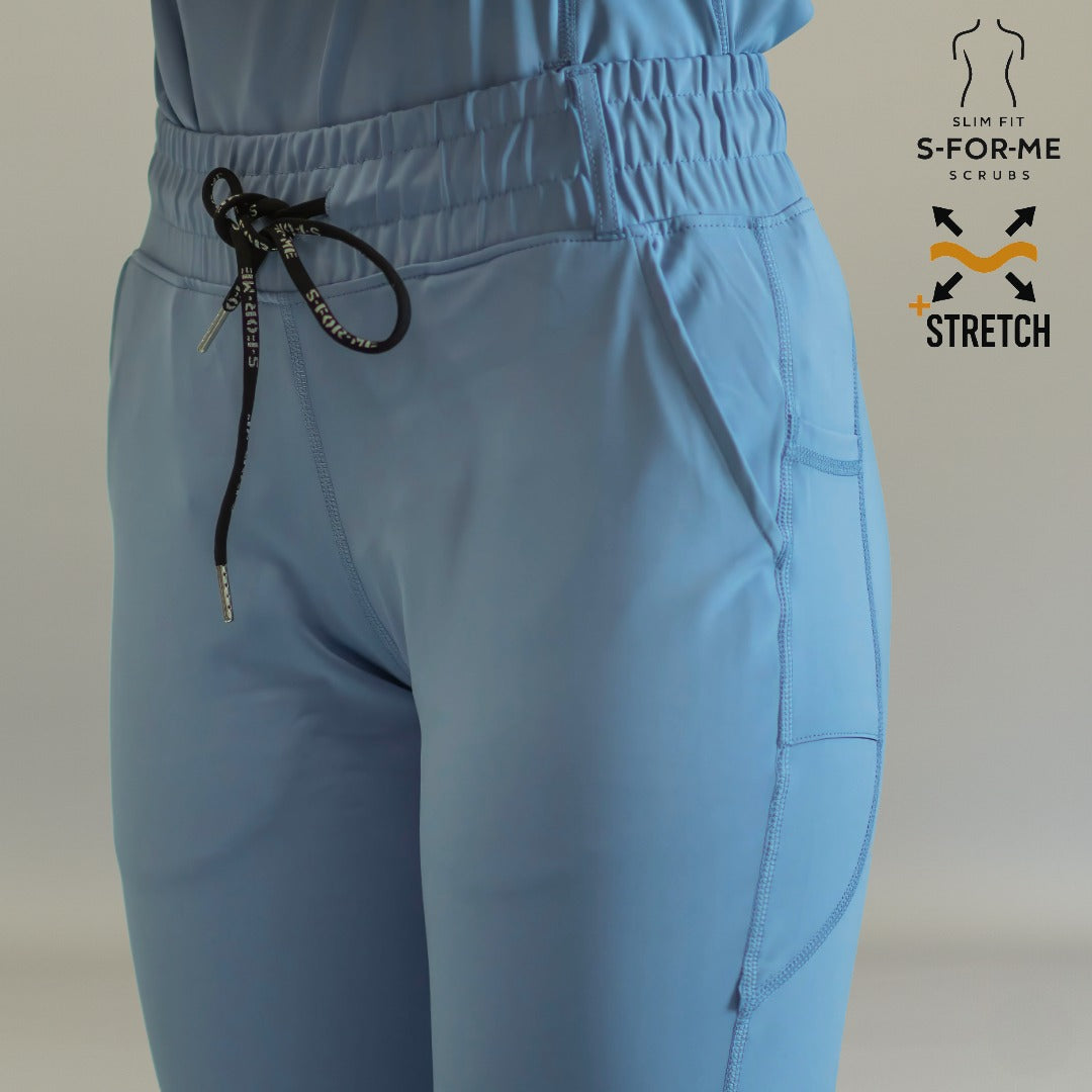 Pantalón quirúrgico mujer 915 plumbago - ropa quirúrgica Super Stretch