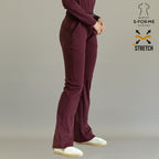Pantalón quirúrgico vino — uniformes quirúrgicos mujer para consultorios