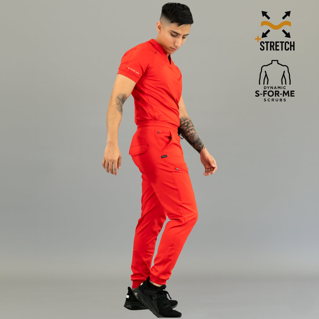 Filipina Quirúrgica Super Stretch Roja Hombre, Scrubs 905