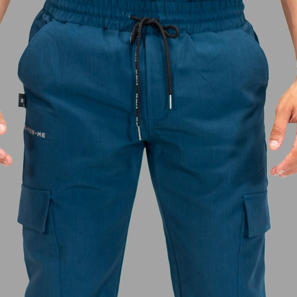 Jogger Quirurgico Antifluido Hombre Azul Caribe, Scrubs 300