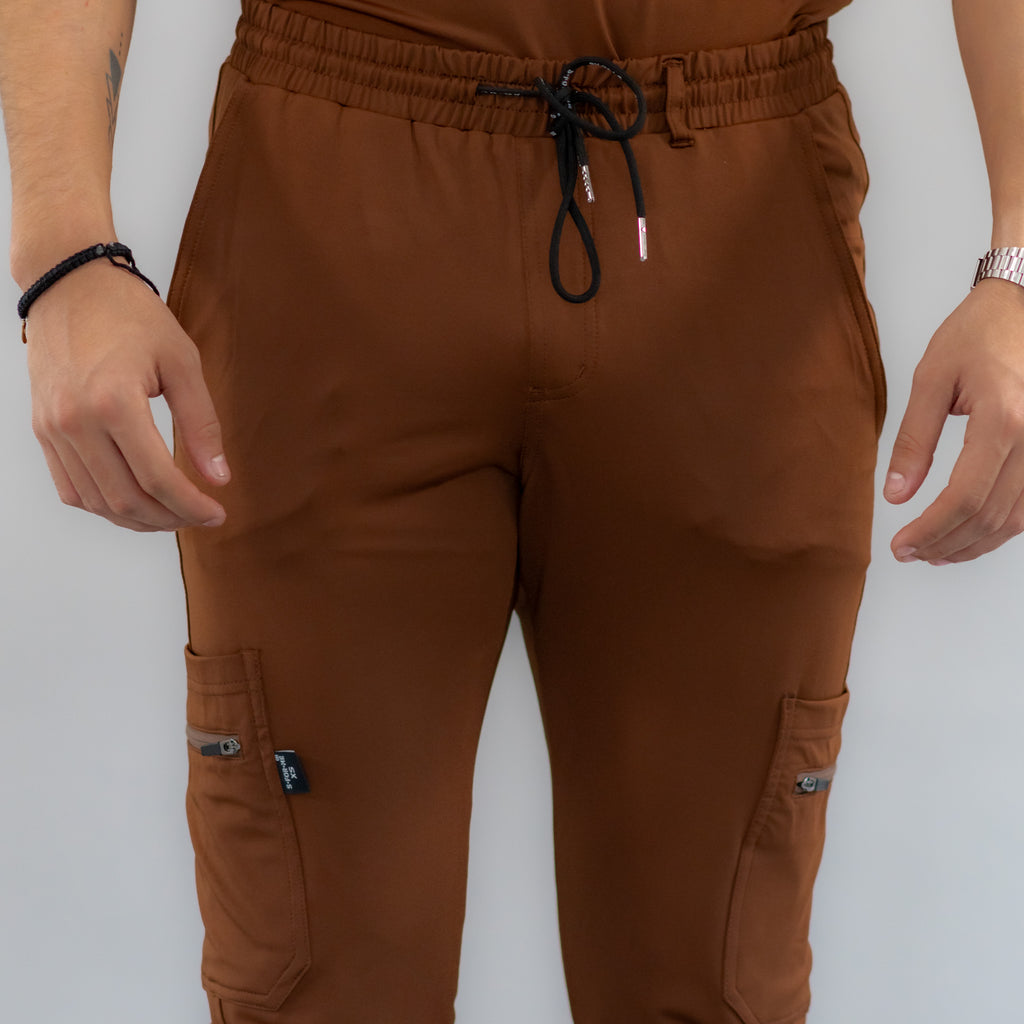 Jogger Quirúrgico Hombre Cafe, Scrubs 901