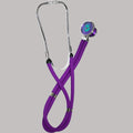 Estetoscopio Rappaport morado CheckAtek by HERGOM con doble manguera