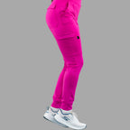 Pantalón quirúrgico fucsia mujer 901 ropa médica profesional Sandel Medica