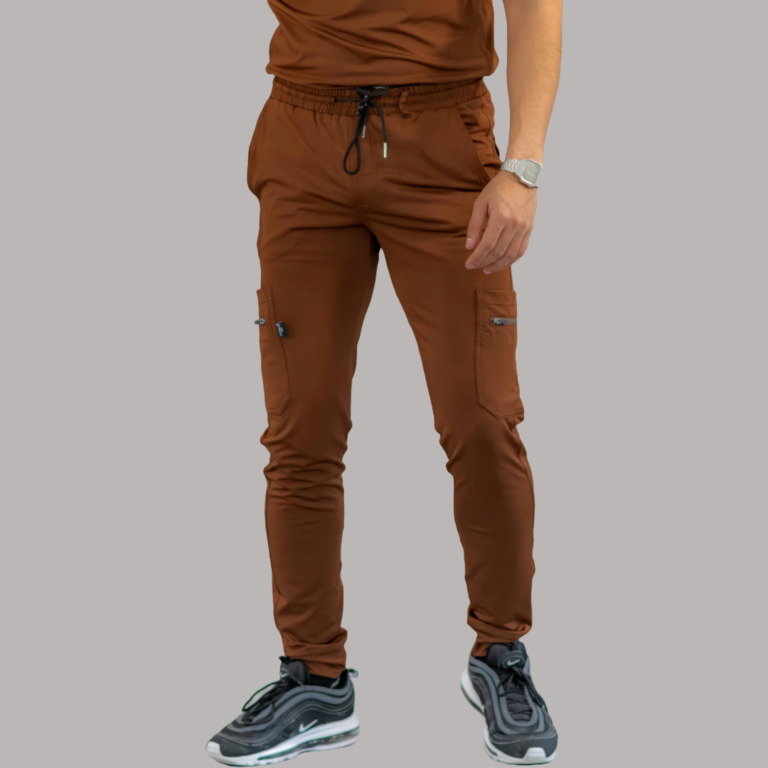 Jogger Quirúrgico Hombre Cafe, Scrubs 901