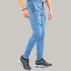 Pantalón Jogger Médico 901 Azul Aciano Super Stretch para Hombre