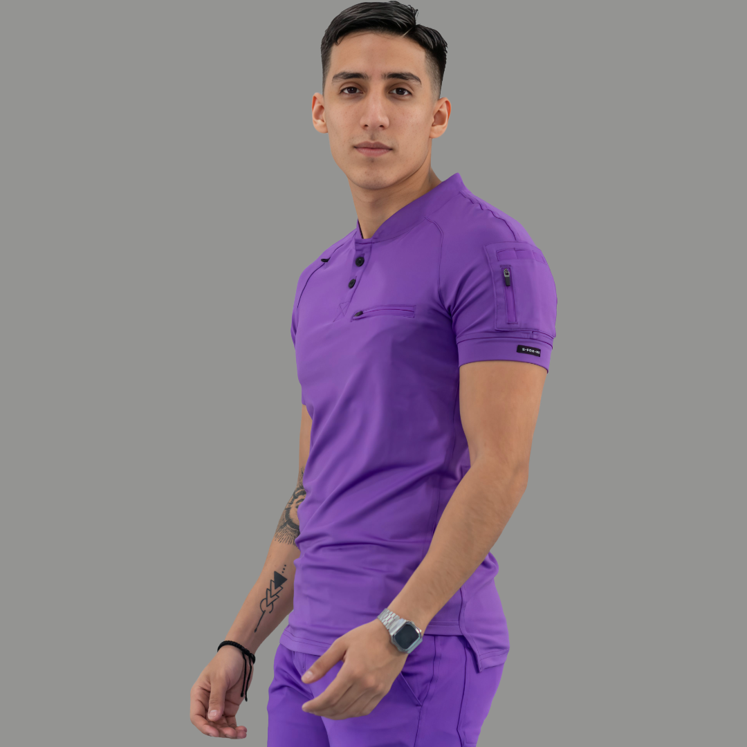Filipina Quirúrgica Hombre Morado, Scrubs 901