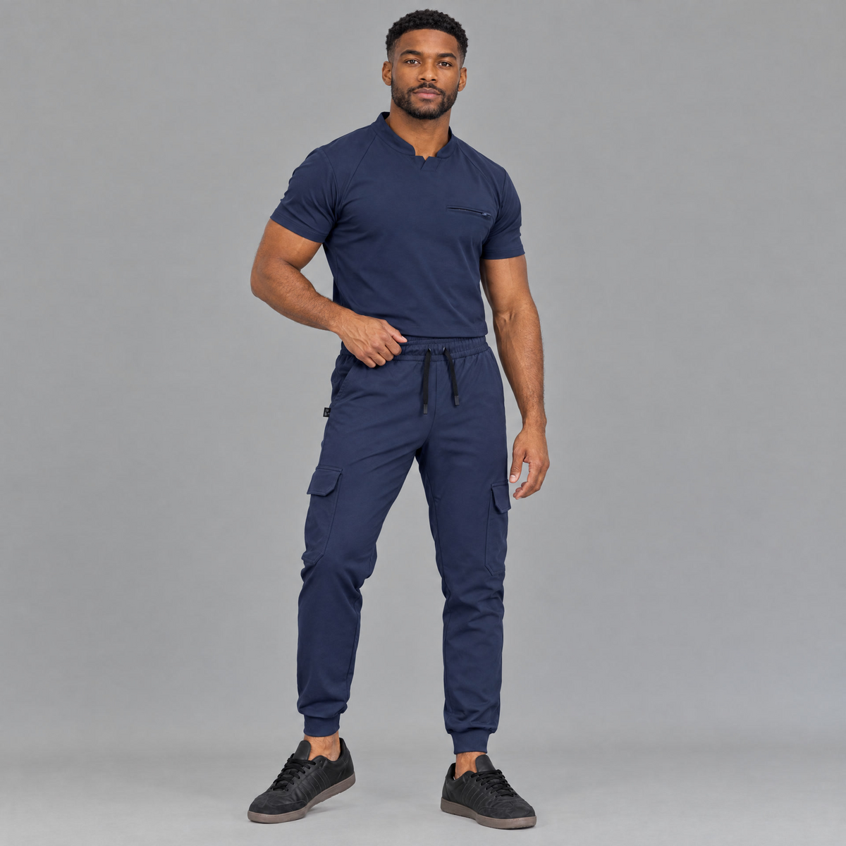 Jogger 910 Quirúrgico Azul Marino Hombre Super Stretch