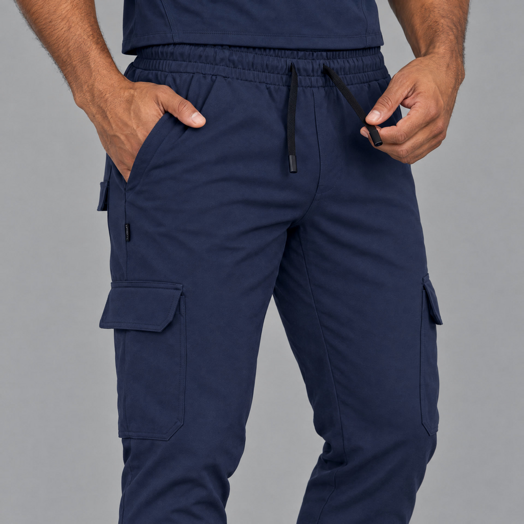 Jogger 910 Quirúrgico Azul Marino Hombre Super Stretch