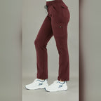 Pantalón Médico Quirúrgico para Mujer 930 - Color Vino Superstretch