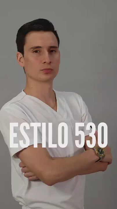 Filipina Hombre 530 Quirúrgica Blanco Antifluido.